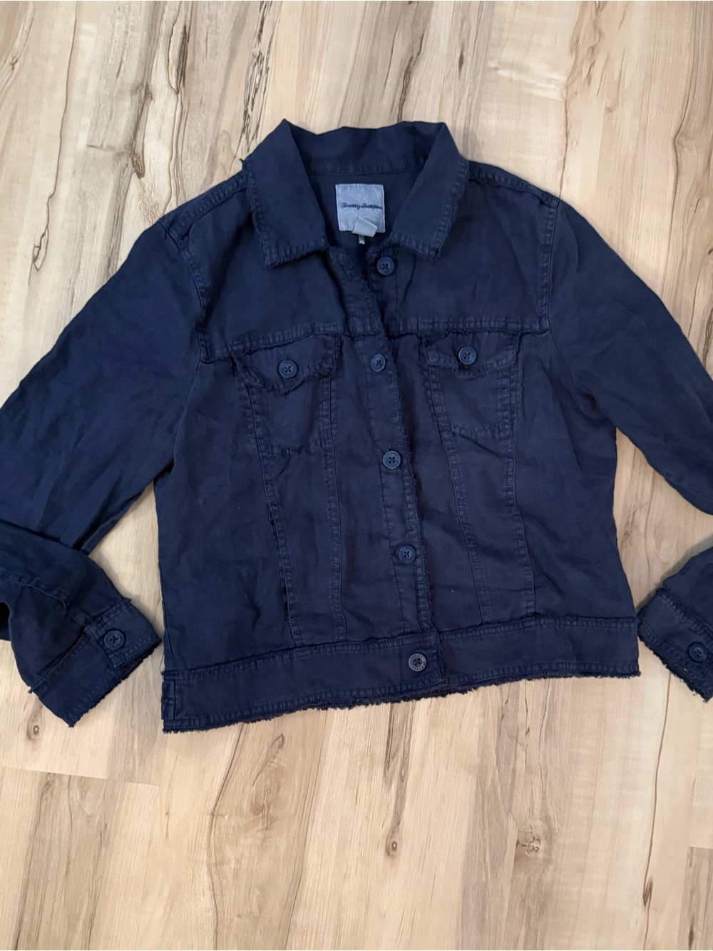 Tommy Bahama linen Jean Jacket size medium
